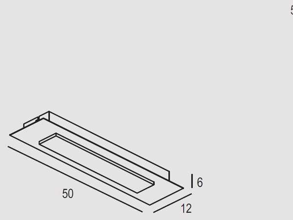 Plafoniera Contemporanea Pixel Metallo Foglia Oro Led 17W