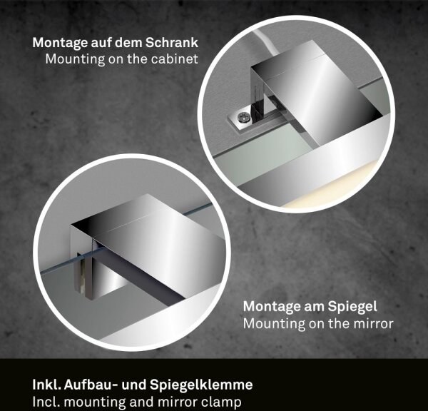 Briloner 2104-018 - Illuminazione a LED per specchi da bagno DUN LED/5W/230V 30 cm IP44
