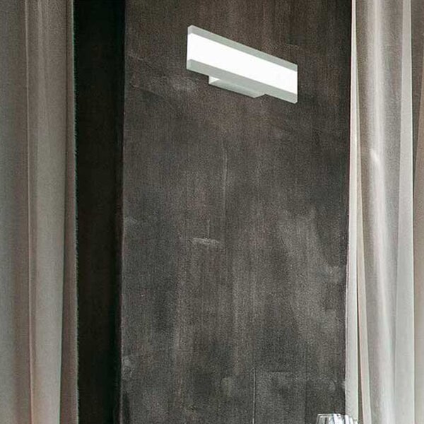 Applique Contemporanea Rail Alluminio Bianco Led 14W