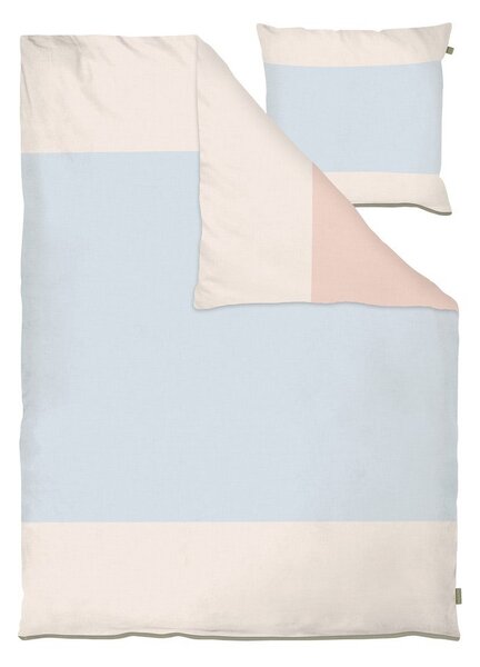 Set per letto singolo azzurro in percalle in cotone 140x200 cm Colore - Mette Ditmer Denmark