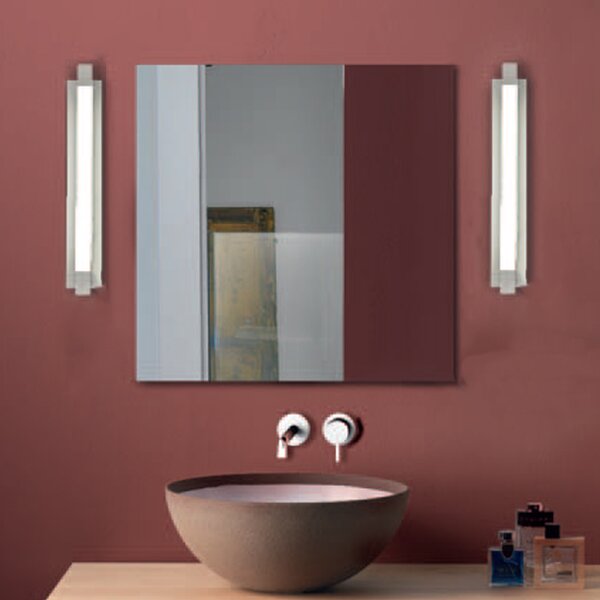 Applique Contemporanea Slot Metallo Bianco Led 12W