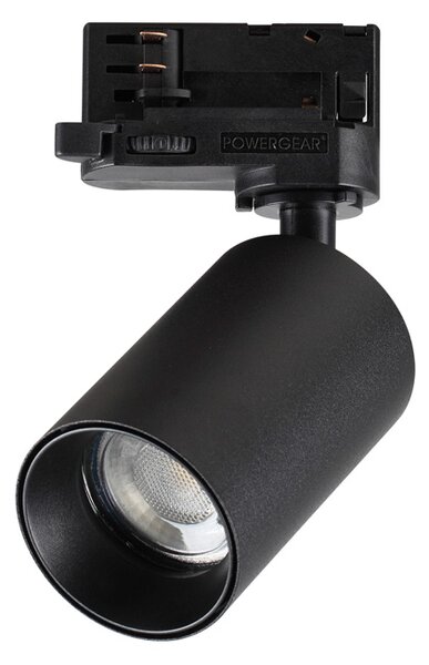 Faretto Binario Byte Metallo Nero 1 Luce Gu10 7W 3000K Luce Calda