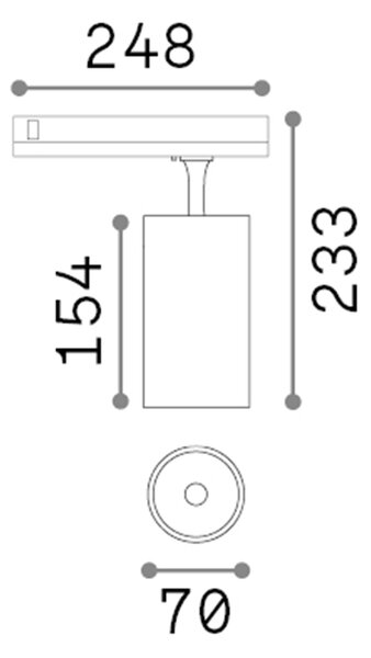 Proiettore Fox Dali Alluminio-Materie Plastiche Nero Led 25W 3000K Cri90