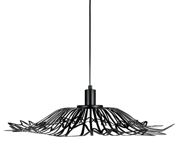 Lampada a sospensione Dyberg Larsen, Flora, dimmerabile, Nero, Soggiorno, Metallo, Design
