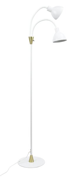 Lampada da terra Dyberg Larsen, Lilje, Bianco, Soggiorno, Metallo, Design