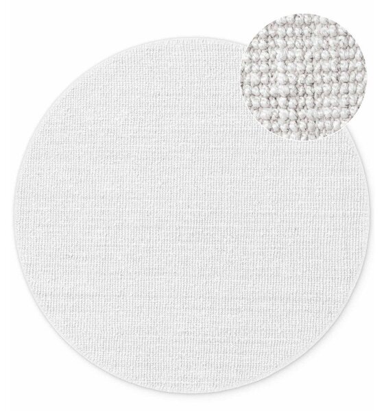 Tappeto rotondo grigio chiaro in iuta reversibile/tessuto a mano ø 200 cm Bouclé Jaipur – Hanse Home