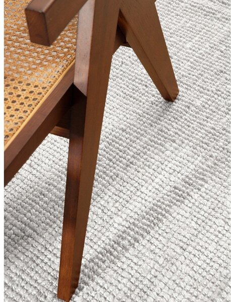 Tappeto rotondo grigio chiaro in iuta reversibile/tessuto a mano ø 200 cm Bouclé Jaipur – Hanse Home