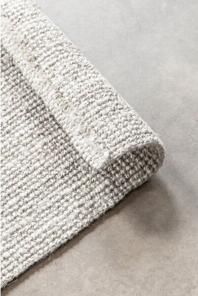 Tappeto grigio chiaro in iuta reversibile/tessuto a mano 60x90 cm Bouclé Jaipur – Hanse Home