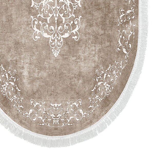 Set di tappetini per il bagno grigio tortora 2 pz 60x100 cm – Foutastic