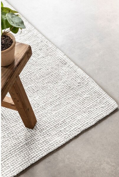 Tappeto grigio chiaro in iuta reversibile/tessuto a mano 60x90 cm Bouclé Jaipur – Hanse Home