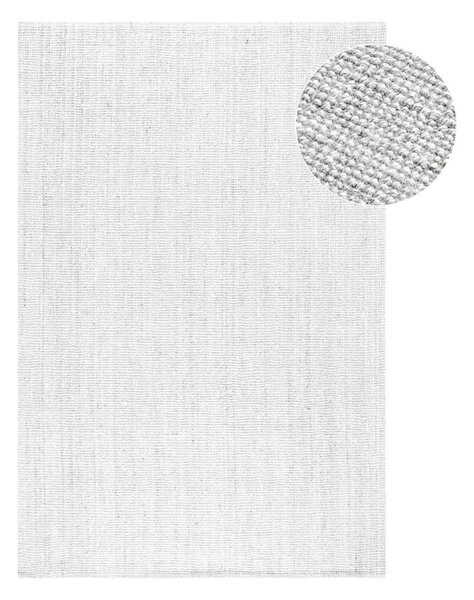 Tappeto grigio chiaro in iuta reversibile/tessuto a mano 60x90 cm Bouclé Jaipur – Hanse Home