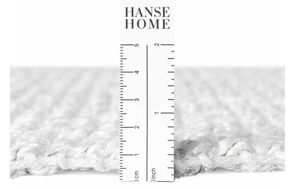 Tappeto grigio chiaro in iuta reversibile/tessuto a mano 60x90 cm Bouclé Jaipur – Hanse Home