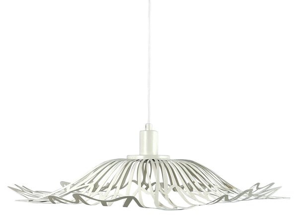 Lampada a sospensione Dyberg Larsen, Flora, dimmerabile, Bianco, Soggiorno, Metallo, Design