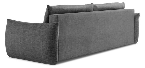 Divano grigio scuro allungabile 230 cm Leila – Makamii