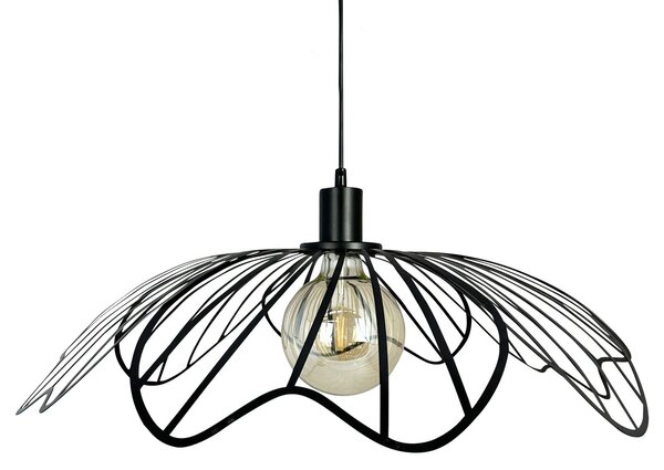 Lampada a sospensione Dyberg Larsen, Blumen, dimmerabile, Nero, Soggiorno, Metallo, Design