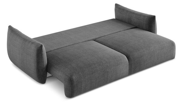 Divano grigio scuro allungabile 230 cm Leila – Makamii