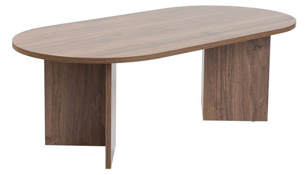 Tavolino da salotto marrone scuro con effetto noce 60x119 cm Sable – Kalune Design