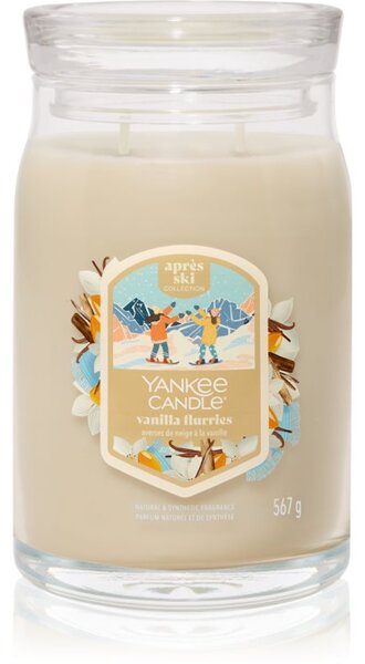 Yankee Candle Vanilla Flurries candela profumata Signature 567 g