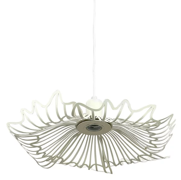 Lampada a sospensione Dyberg Larsen, Flora, dimmerabile, Bianco, Soggiorno, Metallo, Design