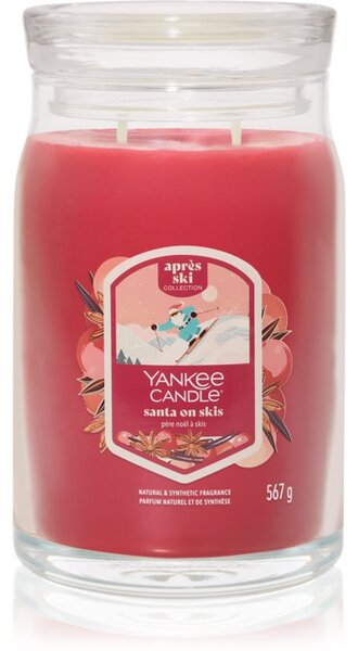 Yankee Candle Santa On Skis candela profumata 567 g