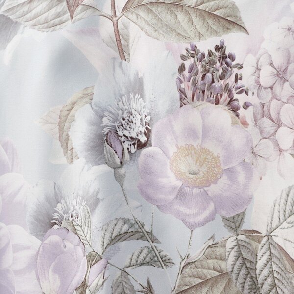 Set copripiumino e federa azzurro per letto singolo 135x200 cm Floral Serenity – RHS