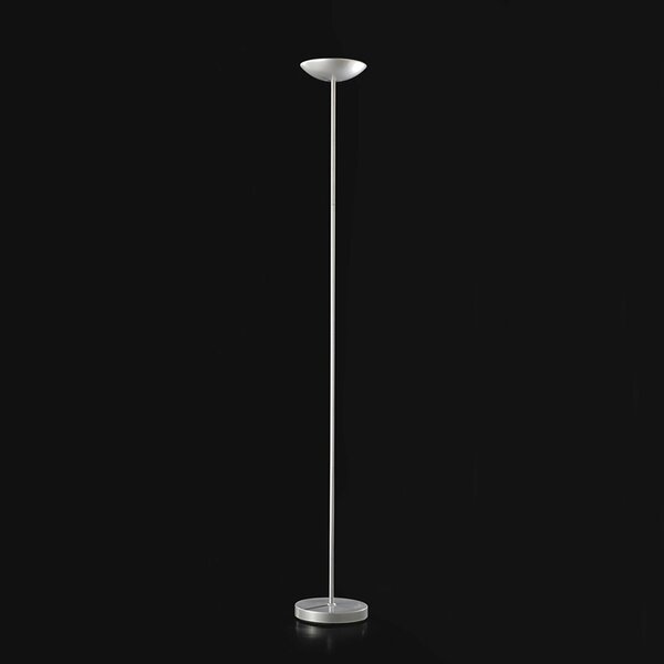 Piantana Contemporanea Metis Metallo Argento 1 Luce