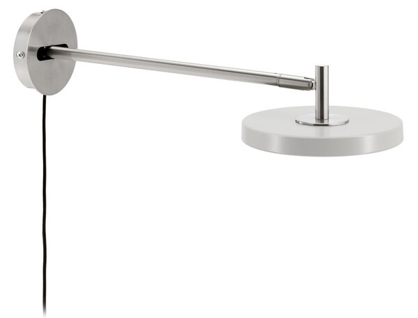 Applique da parete UMAGE, Asteria Long, dimmerabile, Grigio, Soggiorno, Metallo, Design