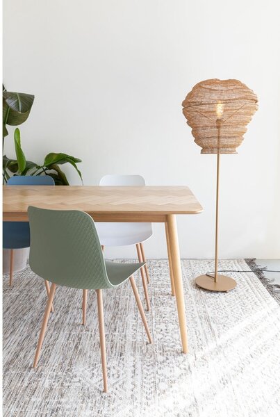 Tavolo da pranzo con effetto rovere 80x160 cm Fabio – White Label