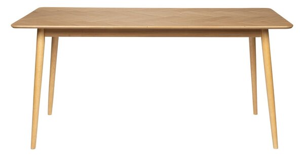 Tavolo da pranzo con effetto rovere 80x160 cm Fabio – White Label