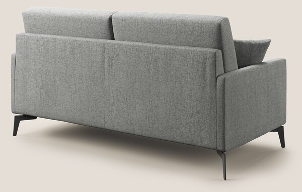 Saturno divano moderno in tessuto morbido impermeabile T03 grigio chia
