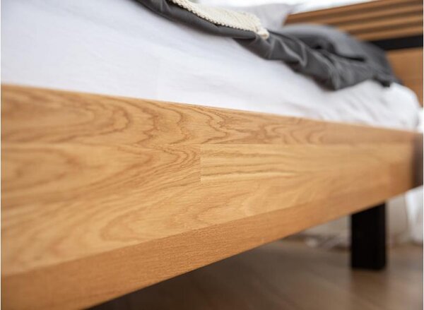 Letto Francese in rovere massello moderno 140x200: eleganza e robustezza