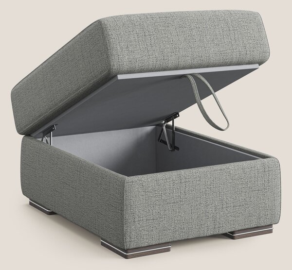 Sun pouf apribile contenitore in tessuto impermeabile fiammato T03 gri