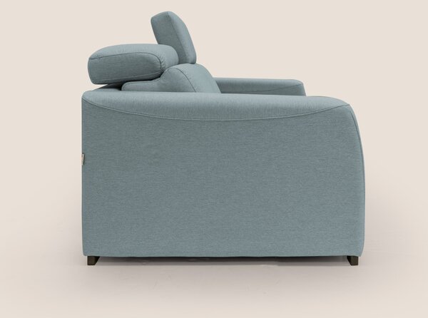 Poseidon divano letto + relax elettrico in tessuto smacchiabile imperm