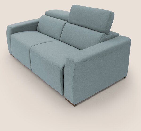 Poseidon divano letto + relax elettrico in tessuto smacchiabile imperm