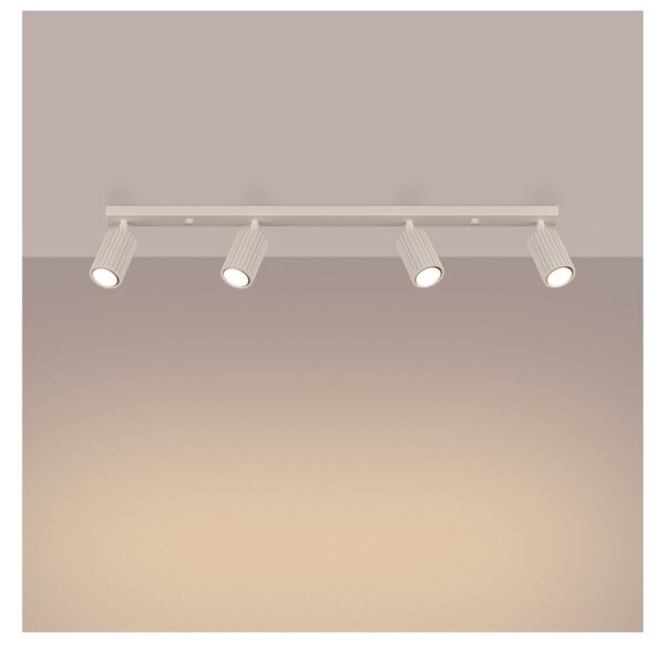 Faretto color crema 6,5x81 cm Gleam – Sollux