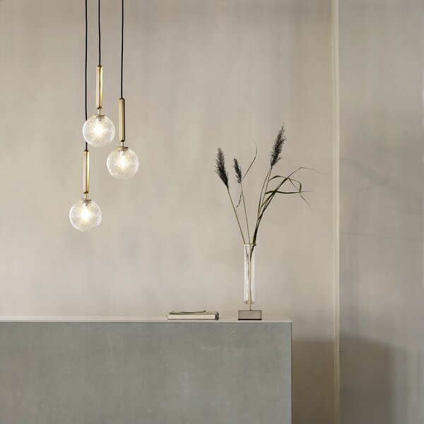 Lampadari Nuura Aps, Miira 3, dimmerabile, Dorato / Ottone, Sala da pranzo, Metallo, Scandinavo