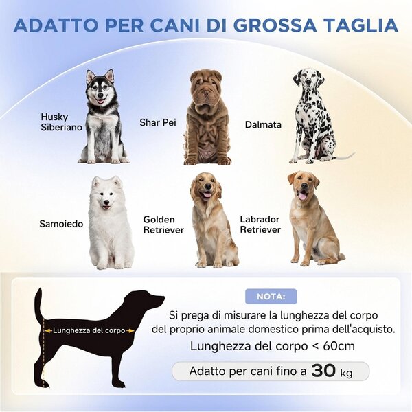 AllMyPets Divano per Cani di Taglia Grande con Cuscino Sfoderabile in Poliestere e Legno 98x67x25 cm colore Grigio Scuro
