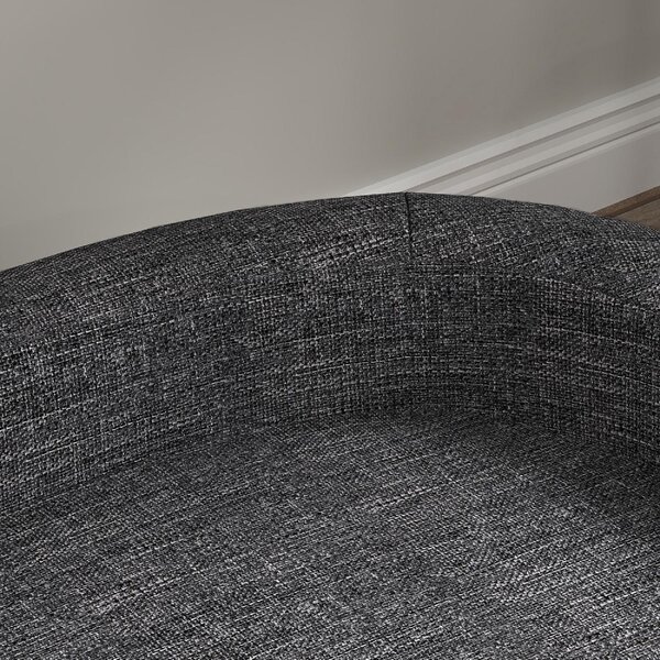 AllMyPets Divano per Cani di Taglia Grande con Cuscino Sfoderabile in Poliestere e Legno 98x67x25 cm colore Grigio Scuro
