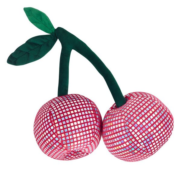 Cuscino decorativo in plush 25x30 cm Disco Cherries – Catherine Lansfield