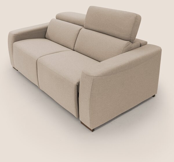 Poseidon divano letto + relax elettrico in tessuto smacchiabile imperm