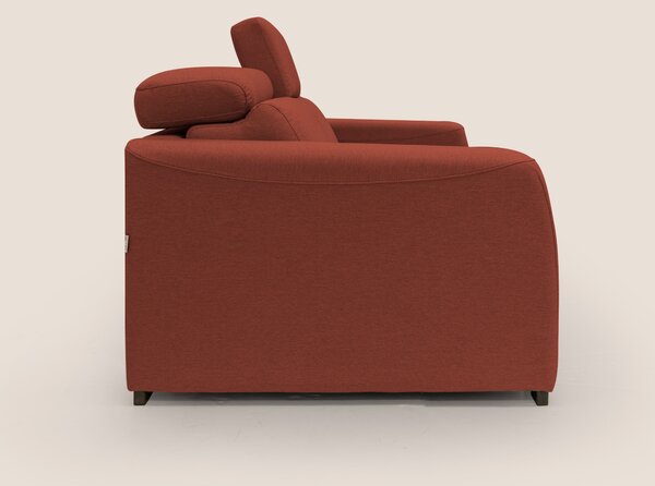 Poseidon divano letto + relax elettrico in tessuto smacchiabile imperm