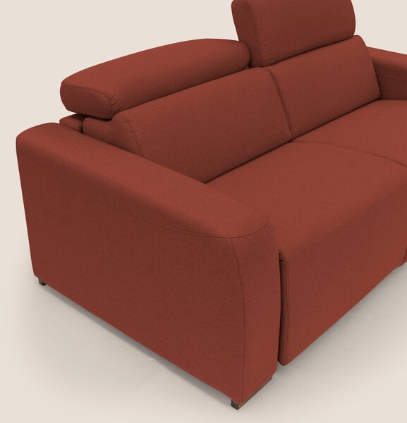 Poseidon divano letto + relax elettrico in tessuto smacchiabile imperm