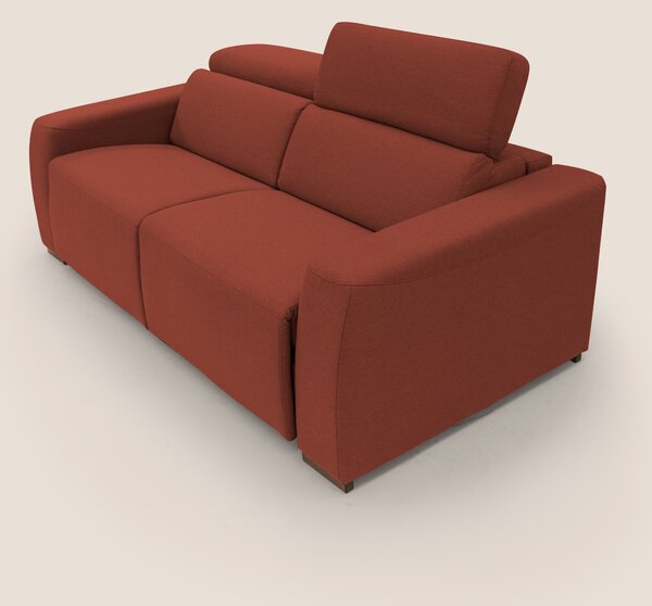 Poseidon divano letto + relax elettrico in tessuto smacchiabile imperm