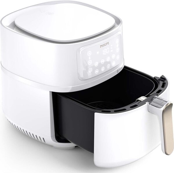 Philips Friggitrice ad Aria Airfryer Multifunzione Capacit 7.2 Litri Potenza 2000 Watt Rapid Air con Termostato Regolabile e Timer colore Bianco -