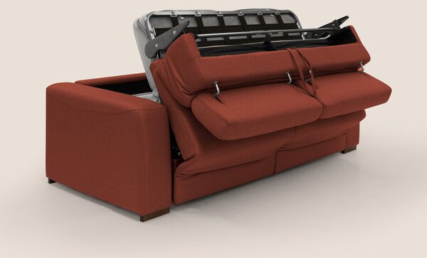 Poseidon divano letto + relax elettrico in tessuto smacchiabile imperm