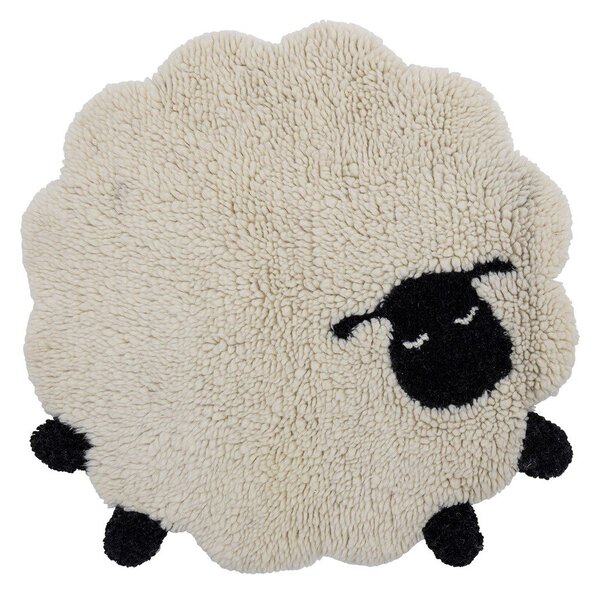 Tappeto per bambini bianco in lana ø 84 cm Dolly - Bloomingville Mini