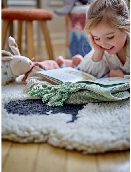Tappeto per bambini bianco in lana ø 84 cm Dolly - Bloomingville Mini