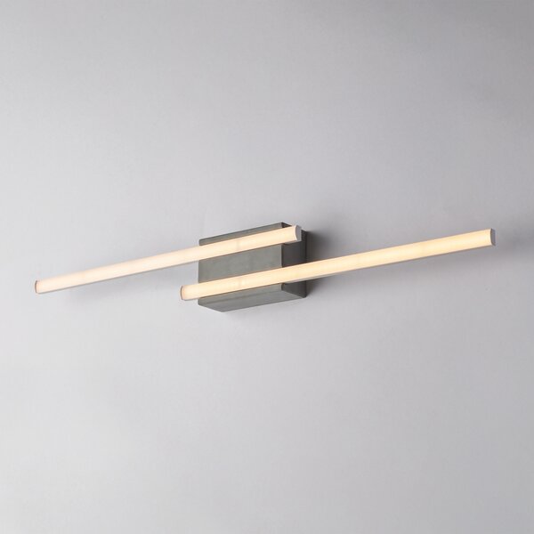 Applique Moderna Melbourne Cemento E Alluminio Led Dimmerabile 20W 3000K/6000K