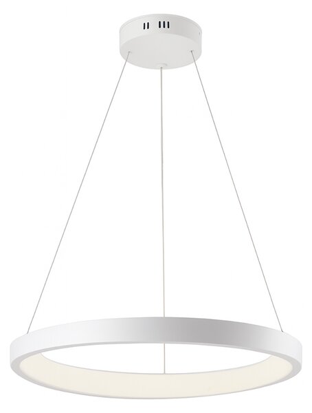 Sospensione Moderna Perth In Plastica Bianca Con Led Integrato 32W 4000K