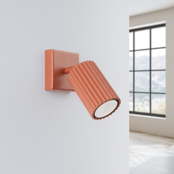 Faretto color mattone 8x16 cm Gleam – Sollux